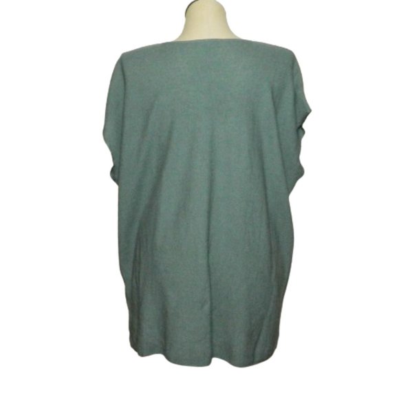 Eileen Fisher $178 Amal V-Neck Tunic Organic Linen Blend Sz 2X NWT! - Picture 4 of 4
